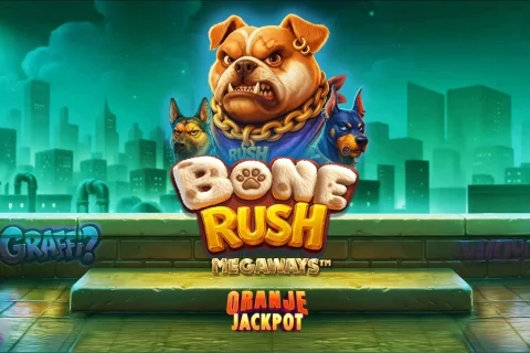 Bone Rush Megaways Oranje Jackpot – a játék képe