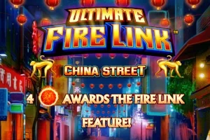 Ultimate Fire Link China Street – a játék képe